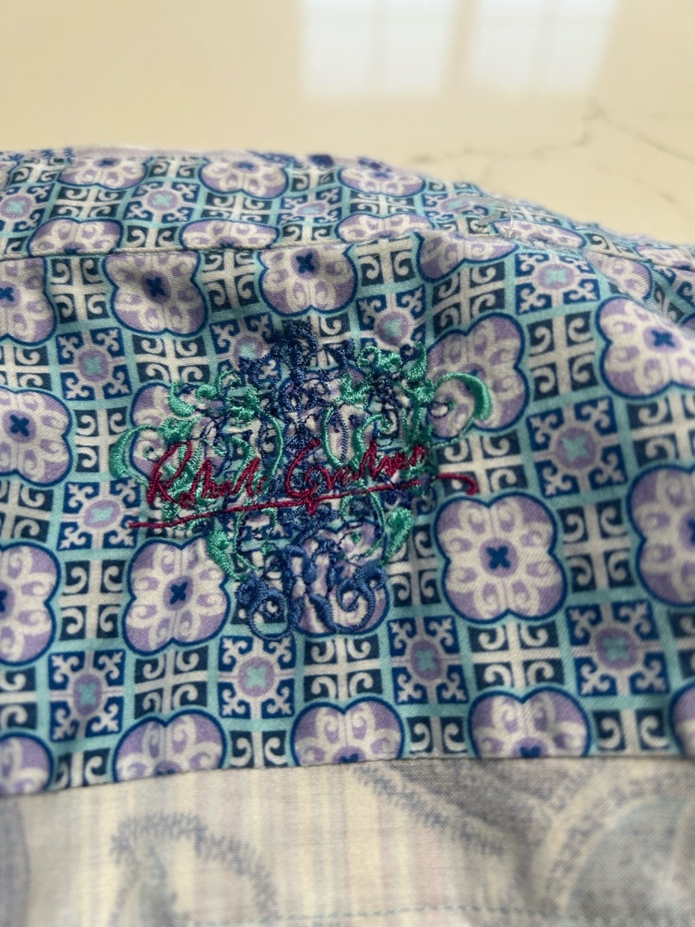 Robert Graham 3/4 Sleeve Women’s Button Down Top - Picture 9 of 14